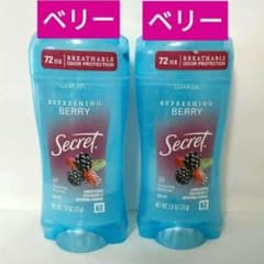シークレット デオドラント 制汗剤 ベリー クリアジェル 73g 2個