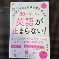 ネイティブなら12歳までに覚える80パターンで英語が止まらない！のサムネイル