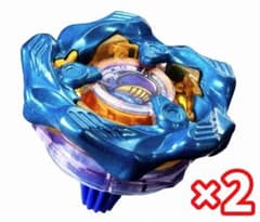 ベイブレードアビスホエールホエールウェーブ1-80GF釣りスピリッツ　2個セット ベイブレードアビスホエールホエールウェーブ1-80GF釣りスピリッツ 2個
