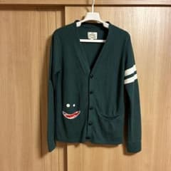 UP START カーディガン グリーン メンズ 薄手のサムネイル