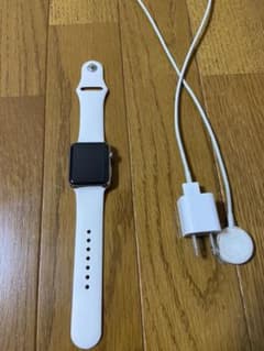 Applewatch ４２ホワイトベルト  充電器付き ステンレスのサムネイル