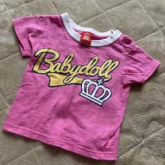 BABYDOLL ピンク Tシャツ 80のサムネイル