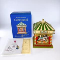 むらいこうじ メリーゴーランド オルゴール 稼働品 回転木馬 |4004