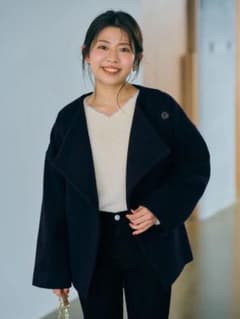 コヒナ　田中亜希子さんコラボ　ショートコートのサムネイル
