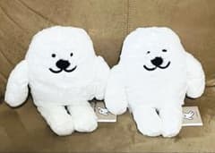 あざらしみたいな人間　BIGぬいぐるみ　全2種セット
