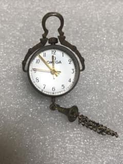 稼動品 オメガ OMEGA 球体型時計 手巻き 時計 アンティーク スケルトン 