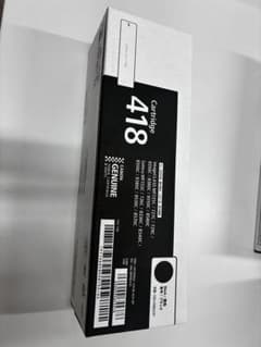 Canon 418カートリッジ ブラックのサムネイル