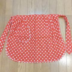 KEI様専用 昭和 レトロ エプロン りんご柄 レトロポップ 赤 前掛け レアのサムネイル