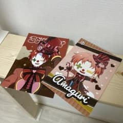 Amaguri 일러스트 카드 2장 세트