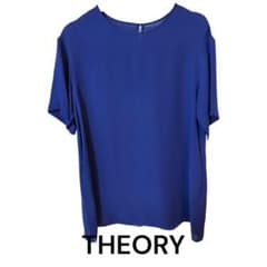 極美品】高級感 シルク100% セオリー Theory 半袖ブラウス 38 - メルカリ