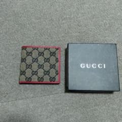 M*s様 GUCCI 二つ折り財布 GGキャンバス レッド - メルカリ