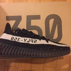 25.0cm Yeezy Boost 350 V2 Black × Whiteのサムネイル