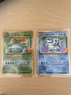 ポケモンカード 25th フシギバナ　カメックスのサムネイル