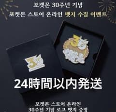 ポケモン 30周年記念 韓国限定 ピンバッチ 第1世代御三家24時間限定