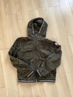 MONCLER フード付きナイロンジャケット オリーブ　サイズ2のサムネイル
