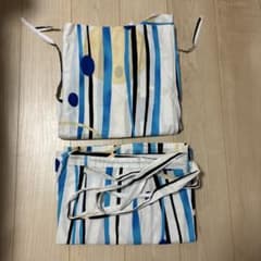 大きいサイズ5~6L浴衣 セパレート 二部式 ブルー ストライプのサムネイル