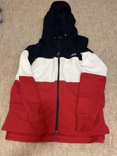 FILA トリコロールカラー ジップアップパーカーのサムネイル
