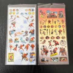 ミスターインクレディブル｜ステッカー2枚セット｜ディズニー｜シール帳｜公式のサムネイル