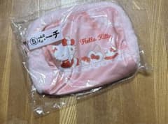 Hello Kitty ピンク ファー ポーチ　サンリオくじ【7/9削除】のサムネイル