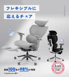 FlexiSpot・C7 Morpher グレー オフィスチェア - メルカリ