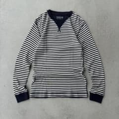 00s OLD UNIQLO ボーダー サーマル ロンT Y2K archive - メルカリ