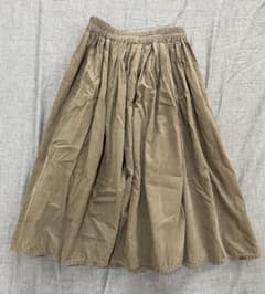 homspunシャツコールギャザースカートのサムネイル