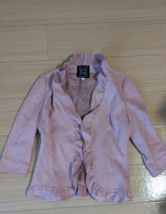 Cynthia Rowley フリルジャケット ピンクのサムネイル