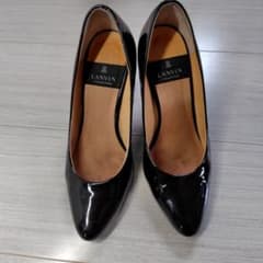 LANVIN COLLECTION エナメルパンプス 茶色 22.5cmのサムネイル