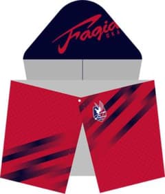 ファジアーノ岡山　値下げフード付きタオル　新品未使用　#8 江坂のサムネイル