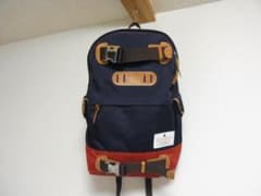 Makavelic trucks daypack large　ネイビー×レッドのサムネイル