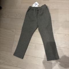 秋冬用チェック柄ウエストゴムパンツ　120cmのサムネイル