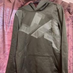 Under Armour オリーブ フード付きパーカー YXLのサムネイル