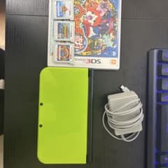 任天堂 ニンテンドー3DSLL グリーン 妖怪ウォッチ真打 充電器のサムネイル