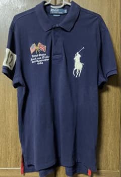 Polo by Ralph Lauren ビッグポニーポロシャツ L ネイビー - メルカリ