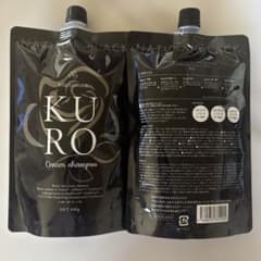 KURO クリームシャンプー ナチュラルブラック 400g×2本 - メルカリ