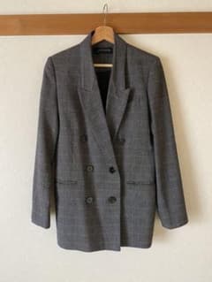 ZARA チェック柄テーラードジャケットのサムネイル