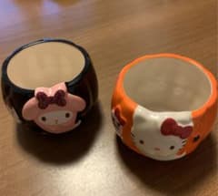 ハロウィン　マイメロディとキティのカップセットのサムネイル