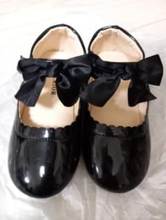 女児フォーマルシューズ　黒　17.5cm～18cmのサムネイル