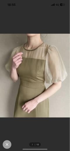 結婚式/ワンピース/ロングワンピース/シースルー/のサムネイル