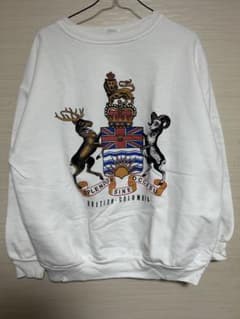 BRITISH COLUMBIA スウェット ホワイト （古着）のサムネイル