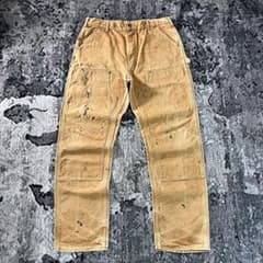 USA製 Carhartt 金ボタン YKKチャック 極上フェード シルエット