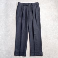 ブルックスブラザーズ カノニコウールフランネルスラックスパンツ チャコールW30 ブルックスブラザーズ カノニコウールフランネルスラックスパンツ