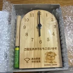 木製犬イラスト時計キットのサムネイル