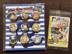 映画　ONE PIECE ワンピース ストロングワールド　缶バッジ+おまけのサムネイル