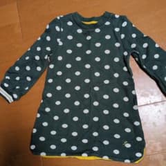 Petit Bateau ドット柄ワンピース チュニック 95cmのサムネイル