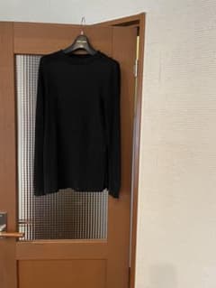 【MOUSSY】リブカットソー / 長袖ニットトップス（ブラック）のサムネイル