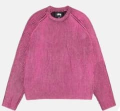 Stussy CONTRAST RIB SWEATER ピンク - メルカリ
