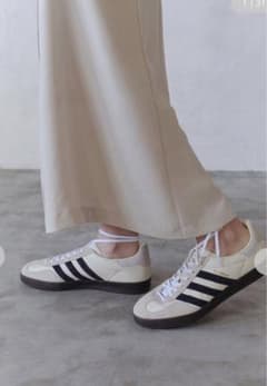 25㎝　emmi エミ　別注　adidas ガゼル　インドア　オフホワイトのサムネイル
