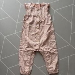 H&M ベビー ロンパース 花柄 フリル 80cmのサムネイル