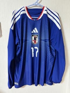  サッカー日本代表 長袖オーセンティックユニフォーム 鈴木唯人　17 adidas サッカー日本代表 長袖オーセンティックユニフォーム 鈴木唯人